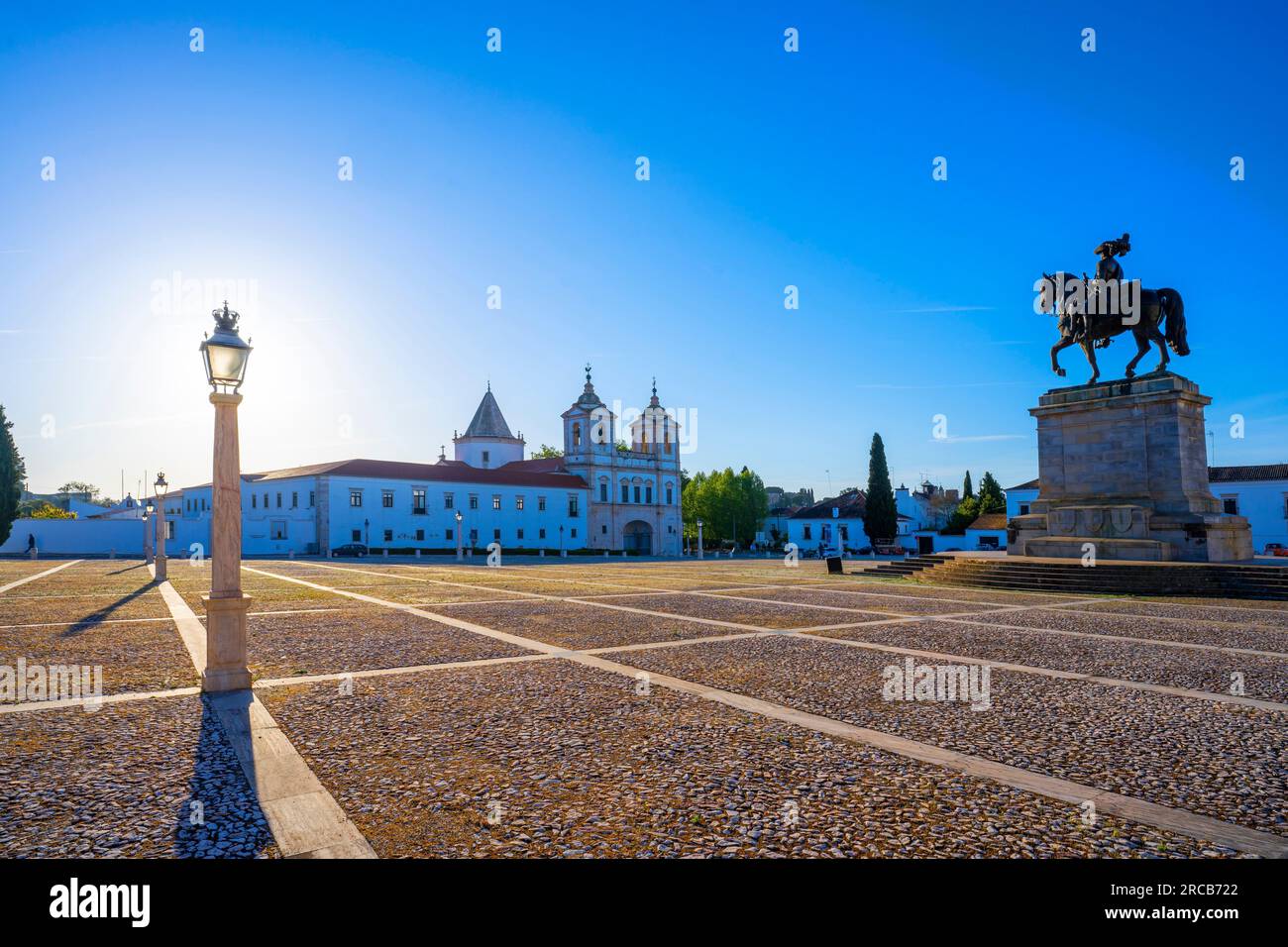 Palais ducal, Vila Viçosa, quartier d'Évora, Alentejo, Portugal Banque D'Images