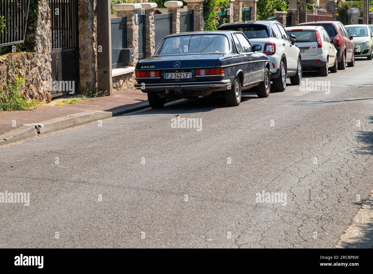 Belle vue prise avec une caméra de l'architecture à Paris Banque D'Images