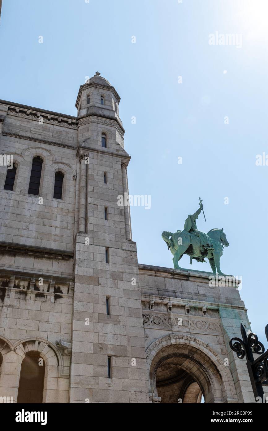 Belle vue prise avec une caméra de l'architecture à Paris Banque D'Images