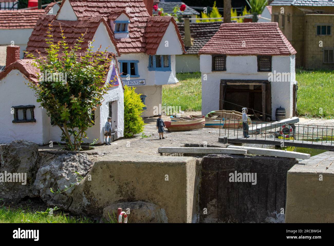 Photo d'une ville miniature Banque D'Images