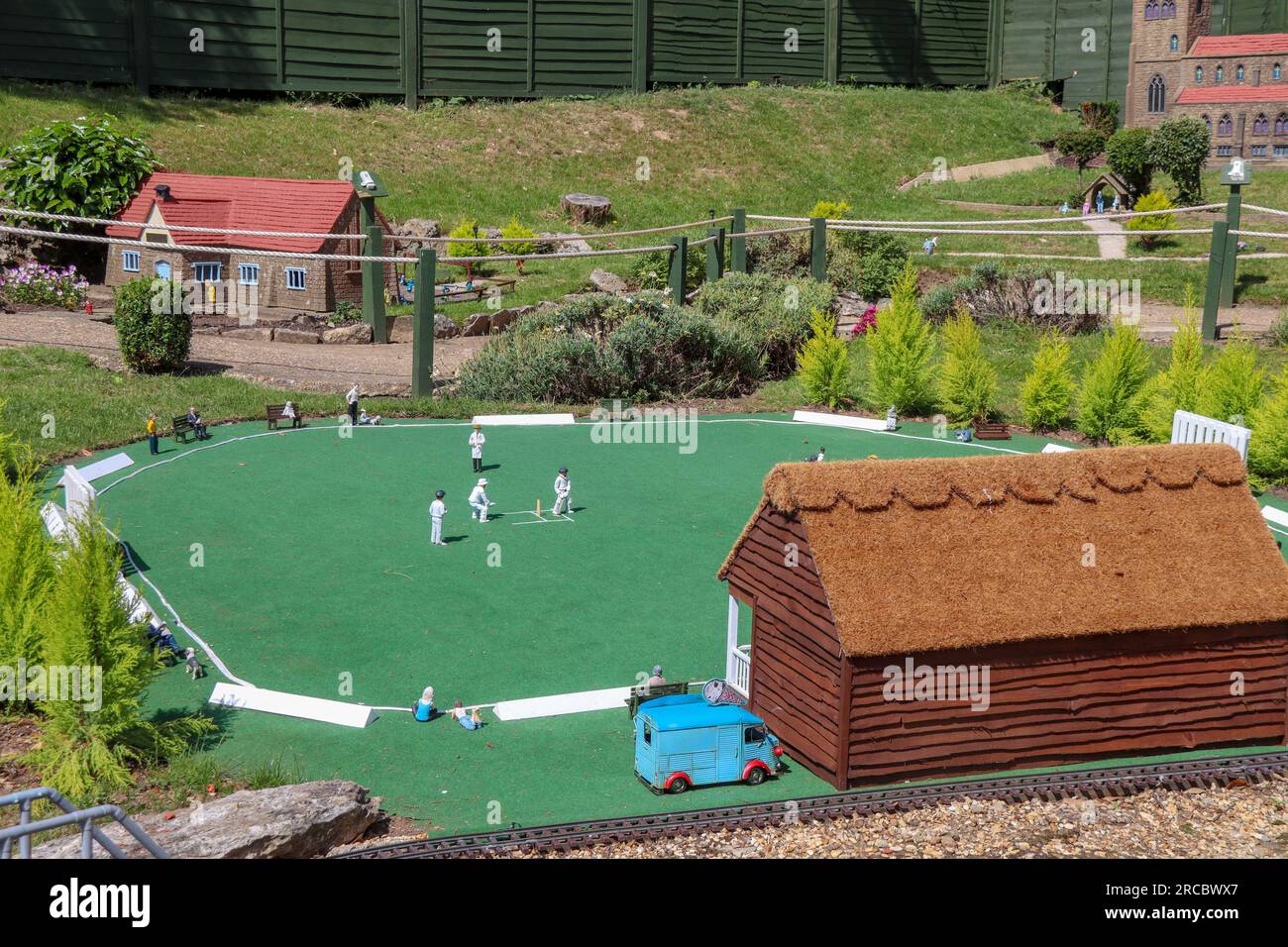 Photo d'une ville miniature Banque D'Images