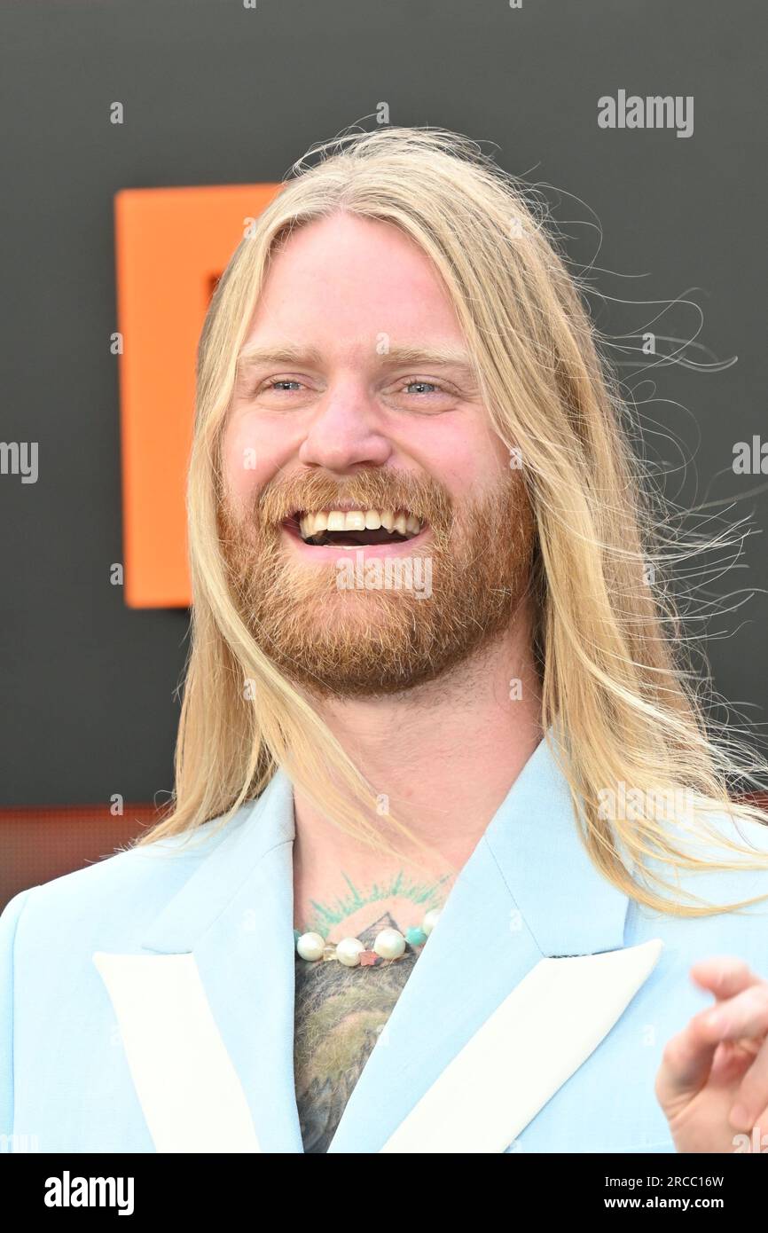 Londres, Royaume-Uni. 13 juillet 2023. Sam Ryder à la première britannique d'Oppenheimer, à l'Odeon Luxe Leicester Square, Londres. Crédit : Nils Jorgensen/Alamy Live News Banque D'Images