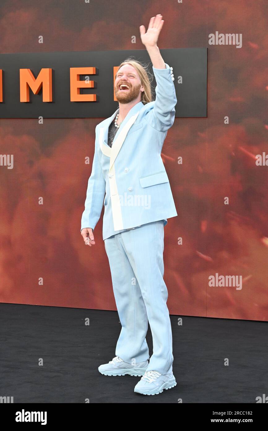 Londres, Royaume-Uni. 13 juillet 2023. Sam Ryder à la première britannique d'Oppenheimer, à l'Odeon Luxe Leicester Square, Londres. Crédit : Nils Jorgensen/Alamy Live News Banque D'Images