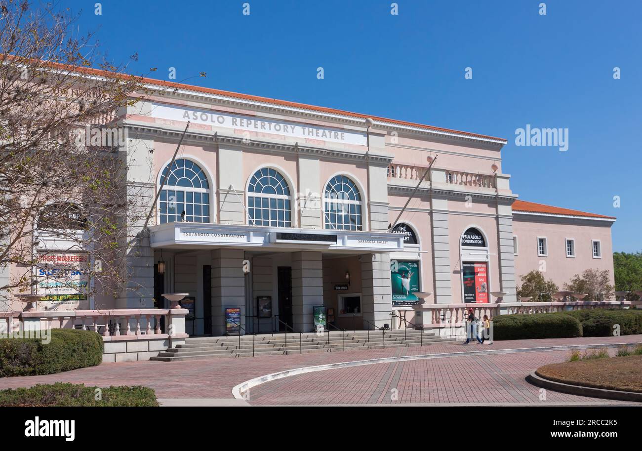 Asolo Repertory Theatre à Sarasota, Floride. Banque D'Images