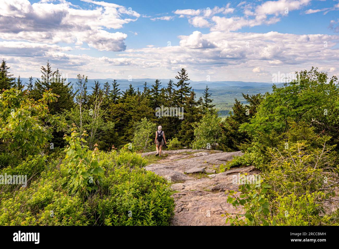 Pack Monadnock Mountain dans le New Hampshire Banque D'Images