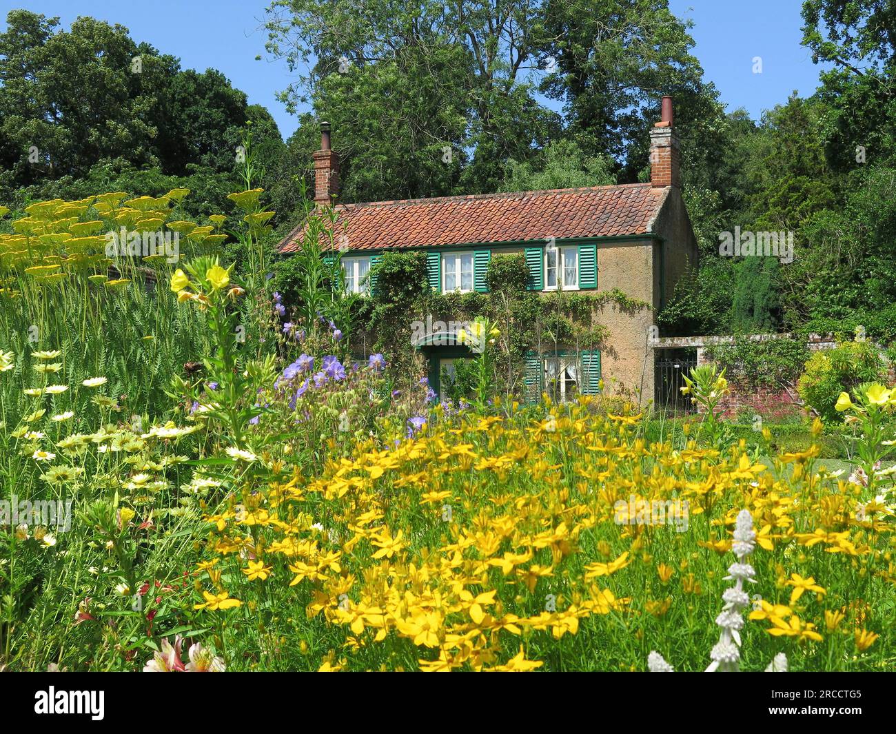 Jardins de Hoveton Hall Banque D'Images