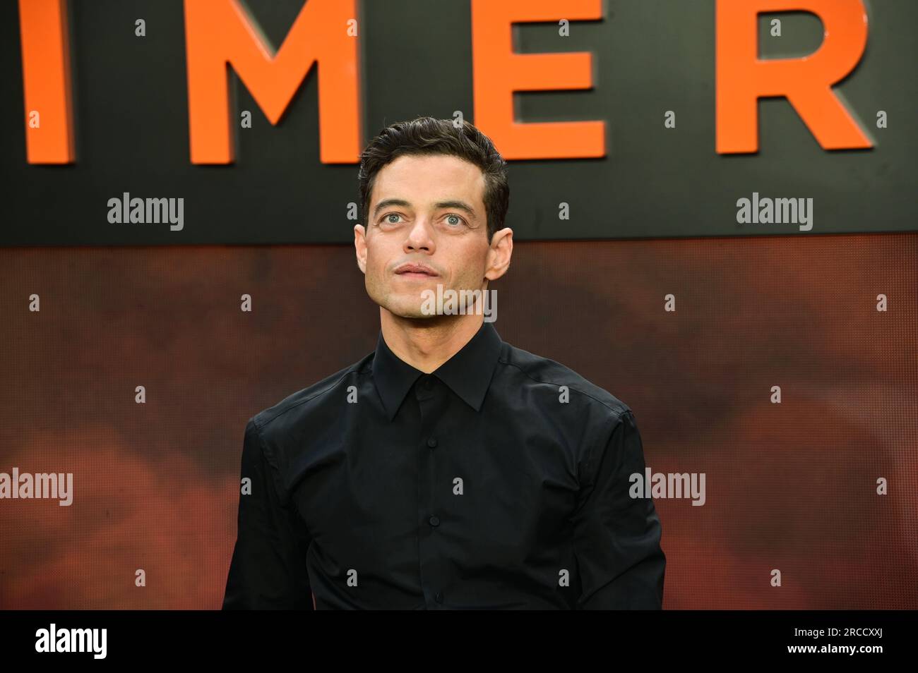 Londres, Royaume-Uni. 13 juillet 2023. Rami Malek assiste à la première Oppenheimer - UK à ODEON Luxe, Leicester Square, Londres, Royaume-Uni. Crédit : Voir Li/Picture Capital/Alamy Live News Banque D'Images