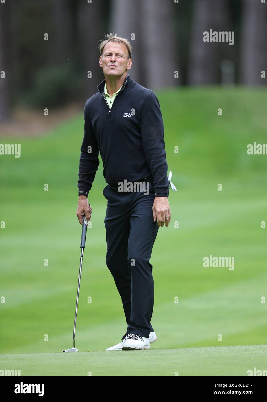 Teddy Sheringham le premier jour de la série Aramco Team 2023 au Centurion Club, Hertfordshire. Date de la photo : Vendredi 14 juillet 2023. Banque D'Images