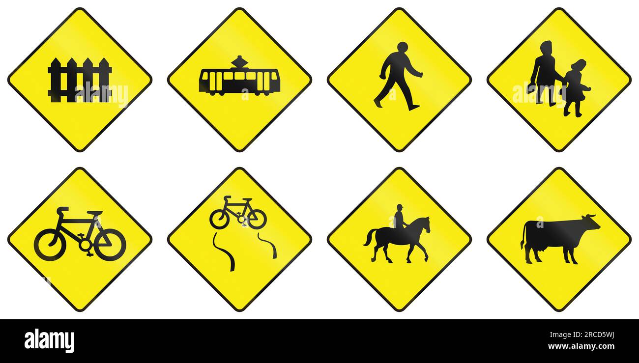 Barrier Crossing Ahead en Irlande. Banque D'Images