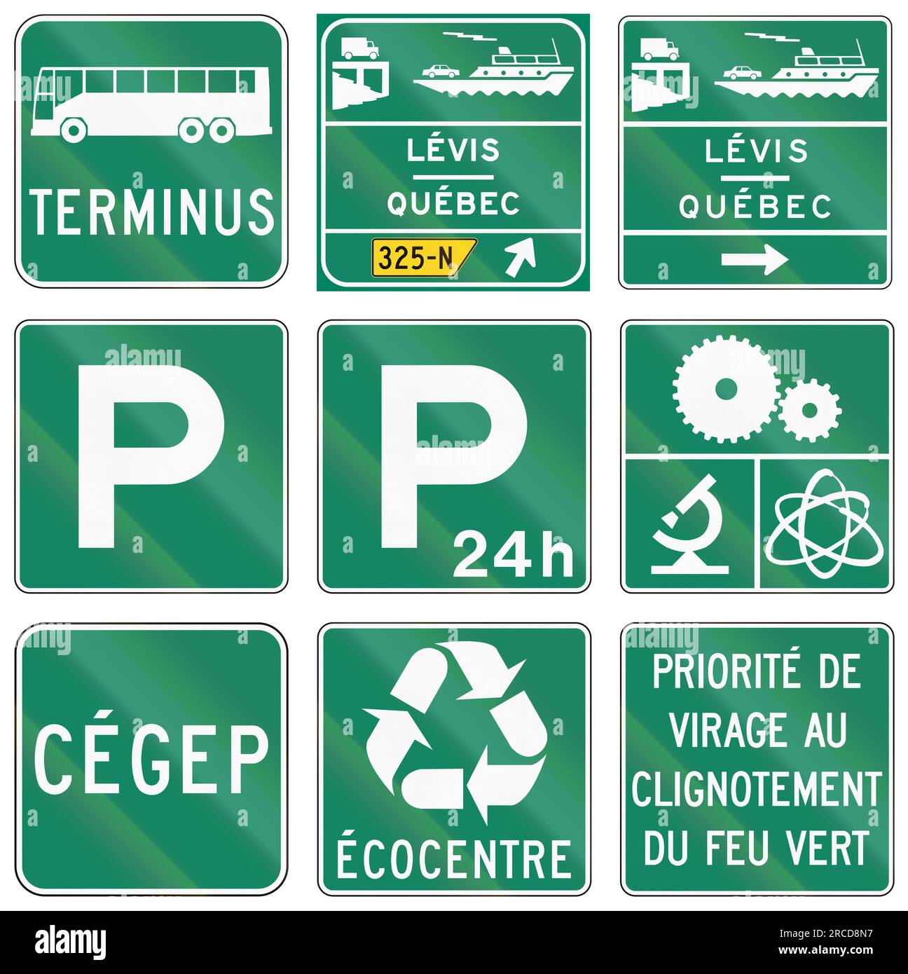 Bus Terminus au Canada. Banque D'Images