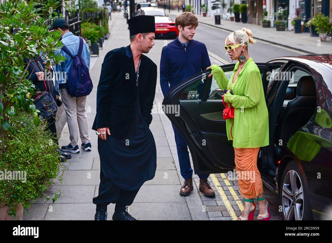 LONDRES, ANGLETERRE - 13 JUILLET : la fête d'été Vogue x autoportrait britannique au Chiltern Firehouse le 13 juillet 2023 à Londres, Angleterre. Crédit : Voir Li/Picture Capital/Alamy Live News Banque D'Images