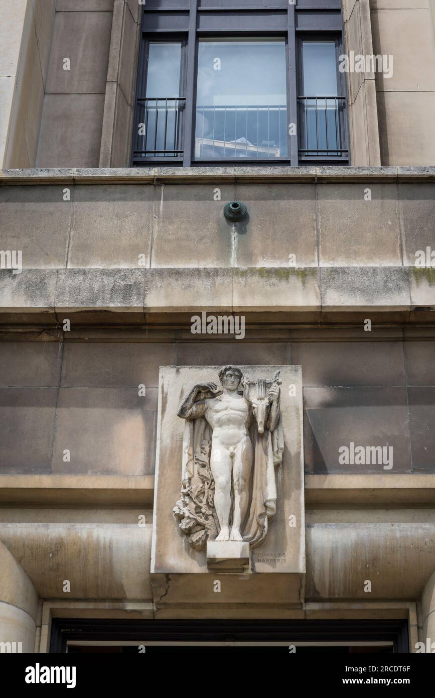 La Cité de l'architecture et du patrimoine, musée d'architecture et de sculpture monumentale situé dans le Palais Banque D'Images