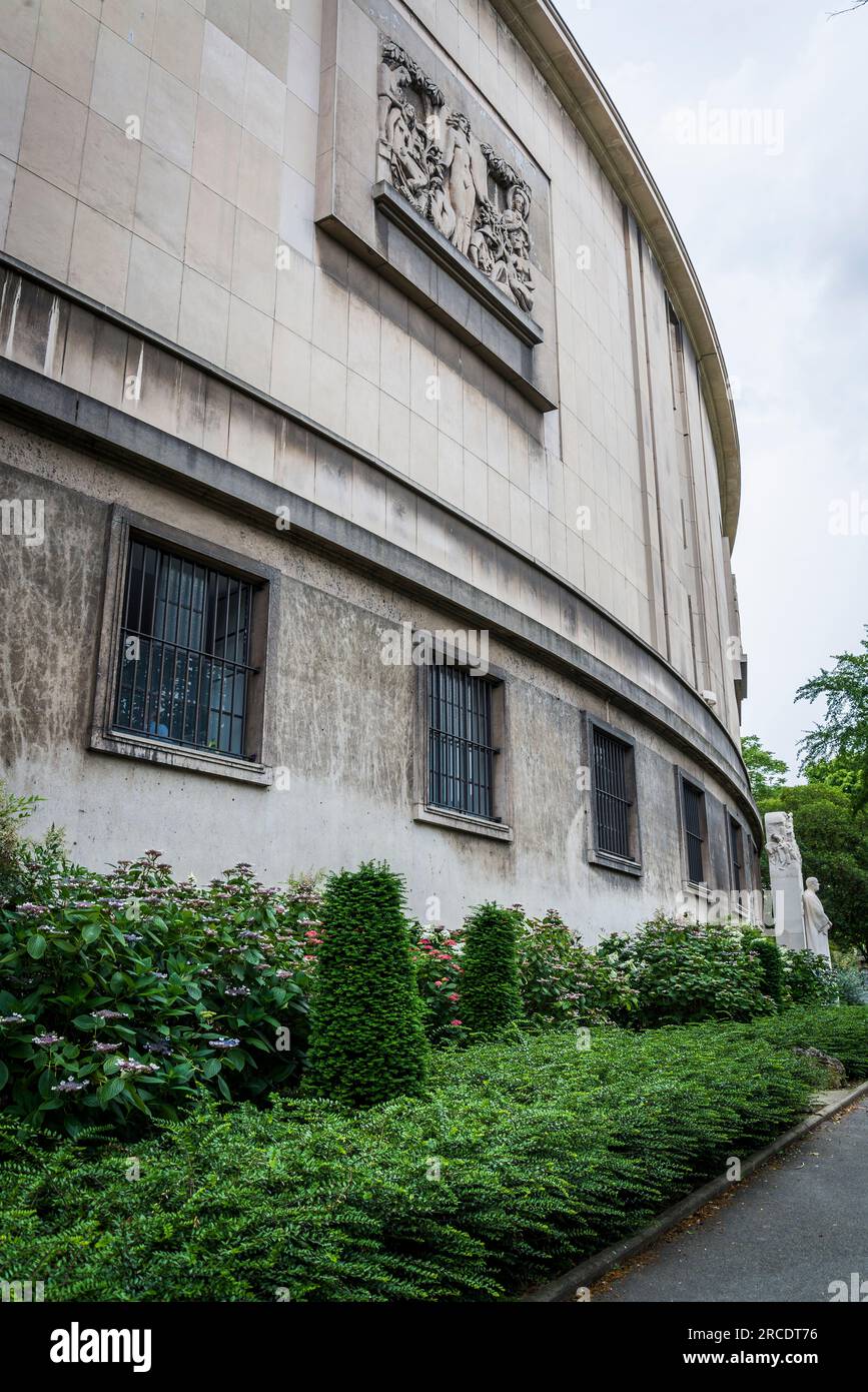 La Cité de l'architecture et du patrimoine, musée d'architecture et de sculpture monumentale situé dans le Palais Banque D'Images