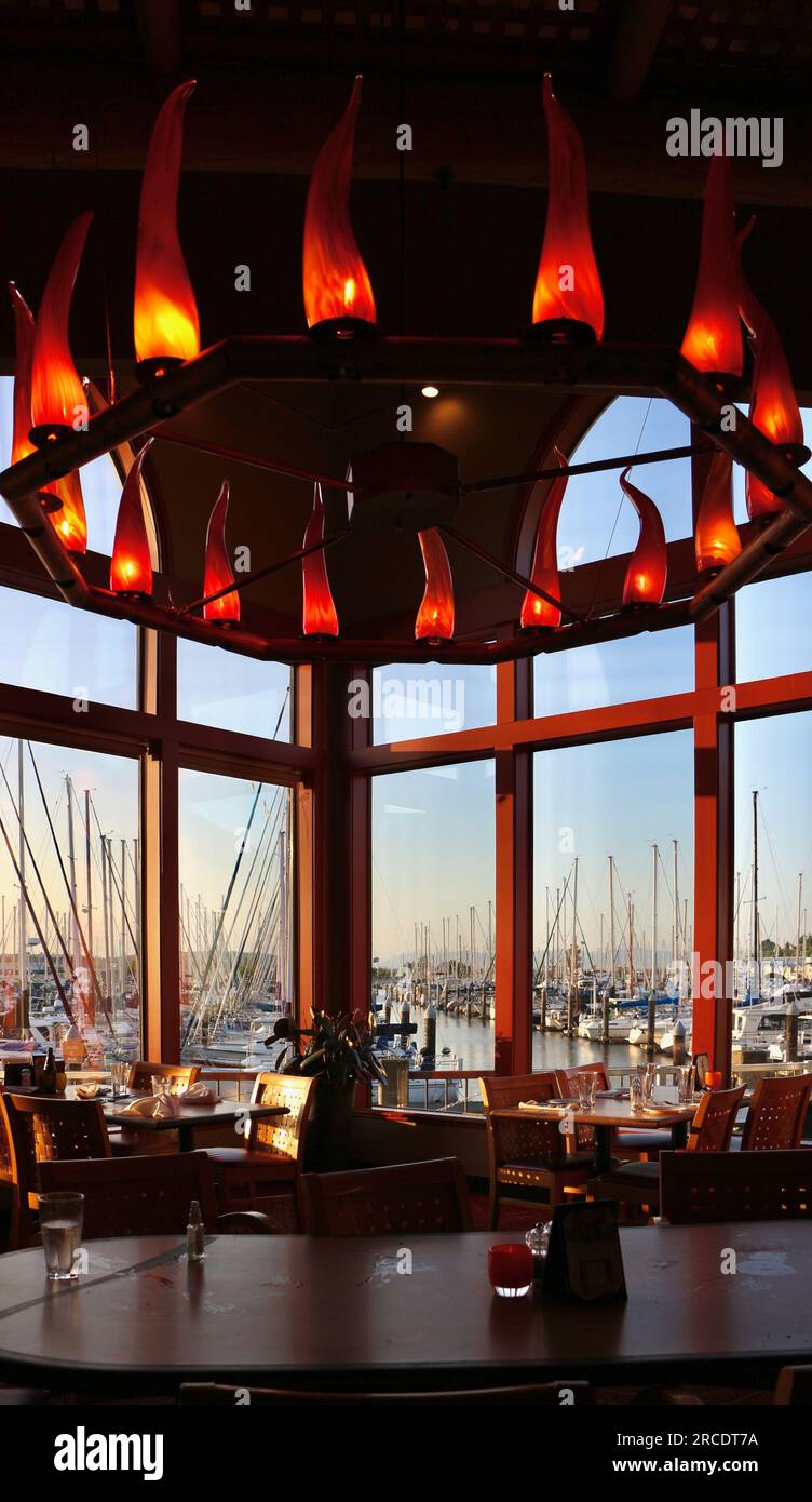 Anthony's Woodfire Grill Restaurant de fruits de mer West Marine View Drive Port Gardner Bay Everett Marina Everett État de Washington États-Unis Banque D'Images