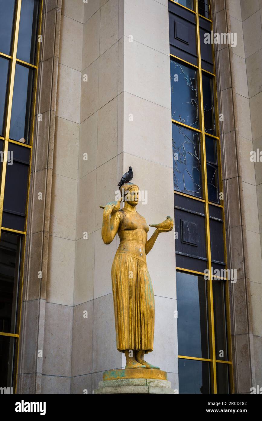 La Cité de l'architecture et du patrimoine, musée d'architecture et de sculpture monumentale situé dans le Palais Banque D'Images