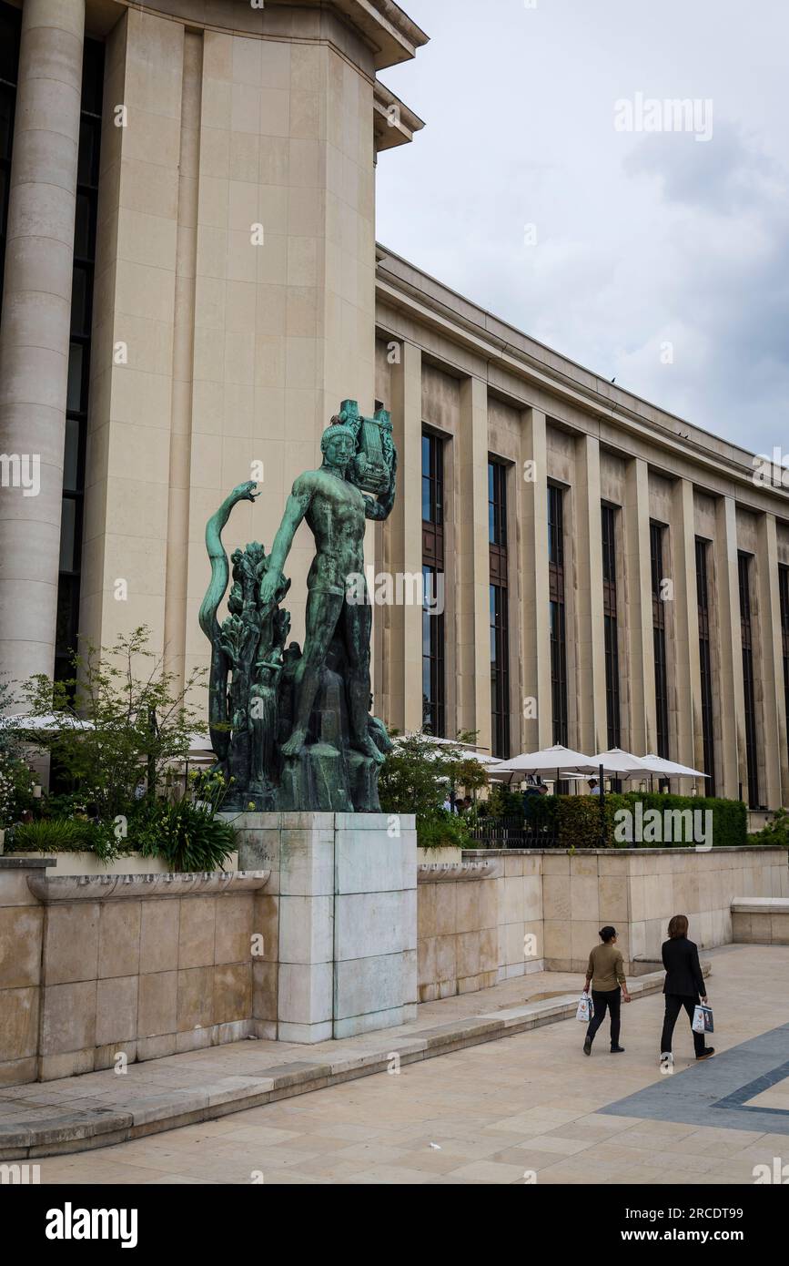 La Cité de l'architecture et du patrimoine, musée d'architecture et de sculpture monumentale situé dans le Palais Banque D'Images