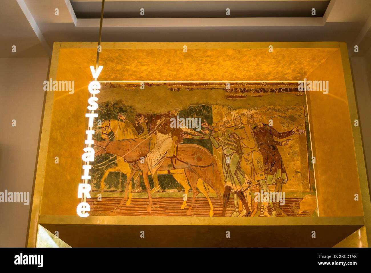 Hall d'entrée, Cité de l'architecture et du patrimoine, musée d'architecture et de sculpture monumentale Banque D'Images