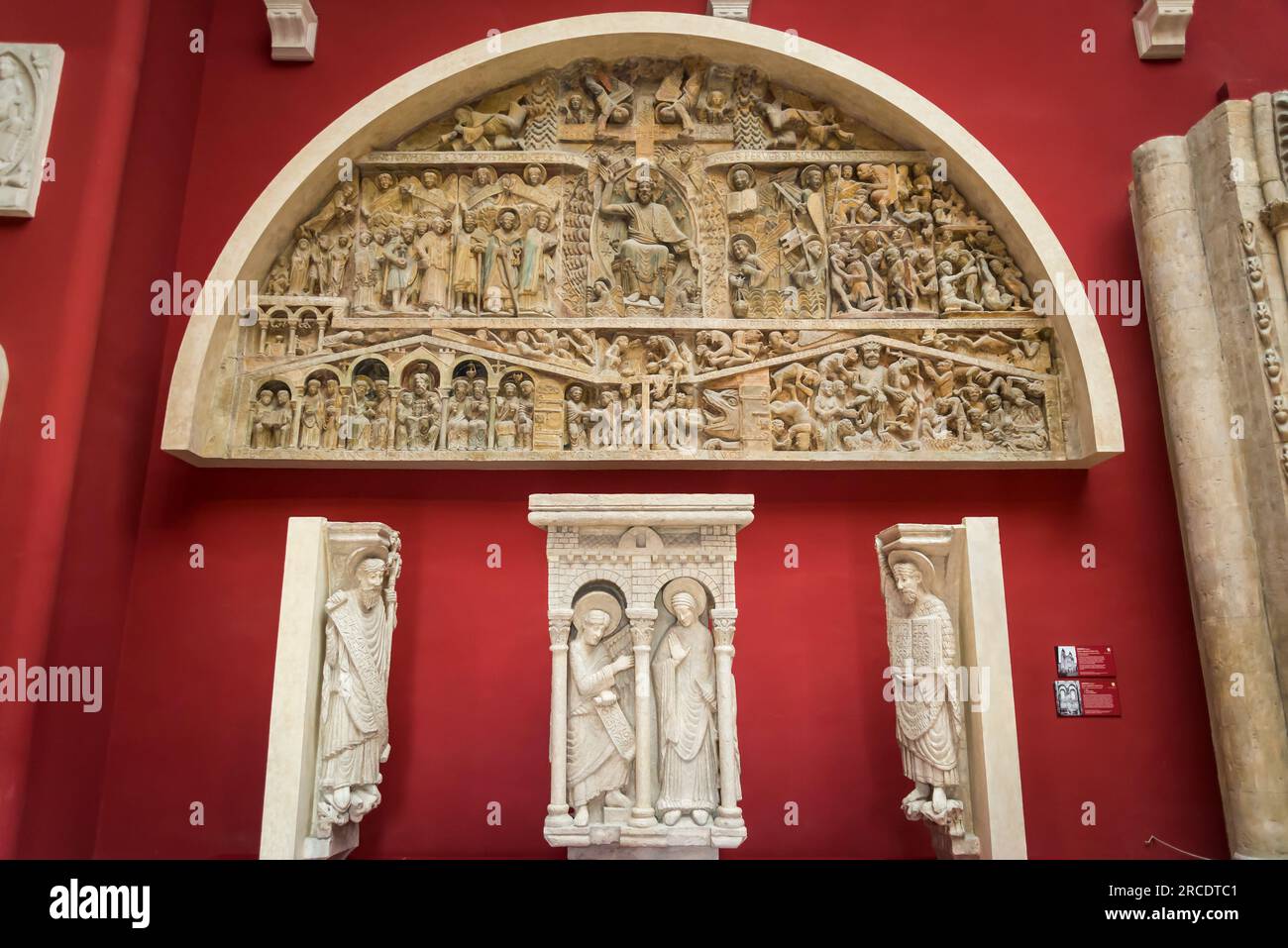 Architecture et sculpture médiévales, la Cité de l'architecture et du patrimoine, musée d'architecture et de monume Banque D'Images