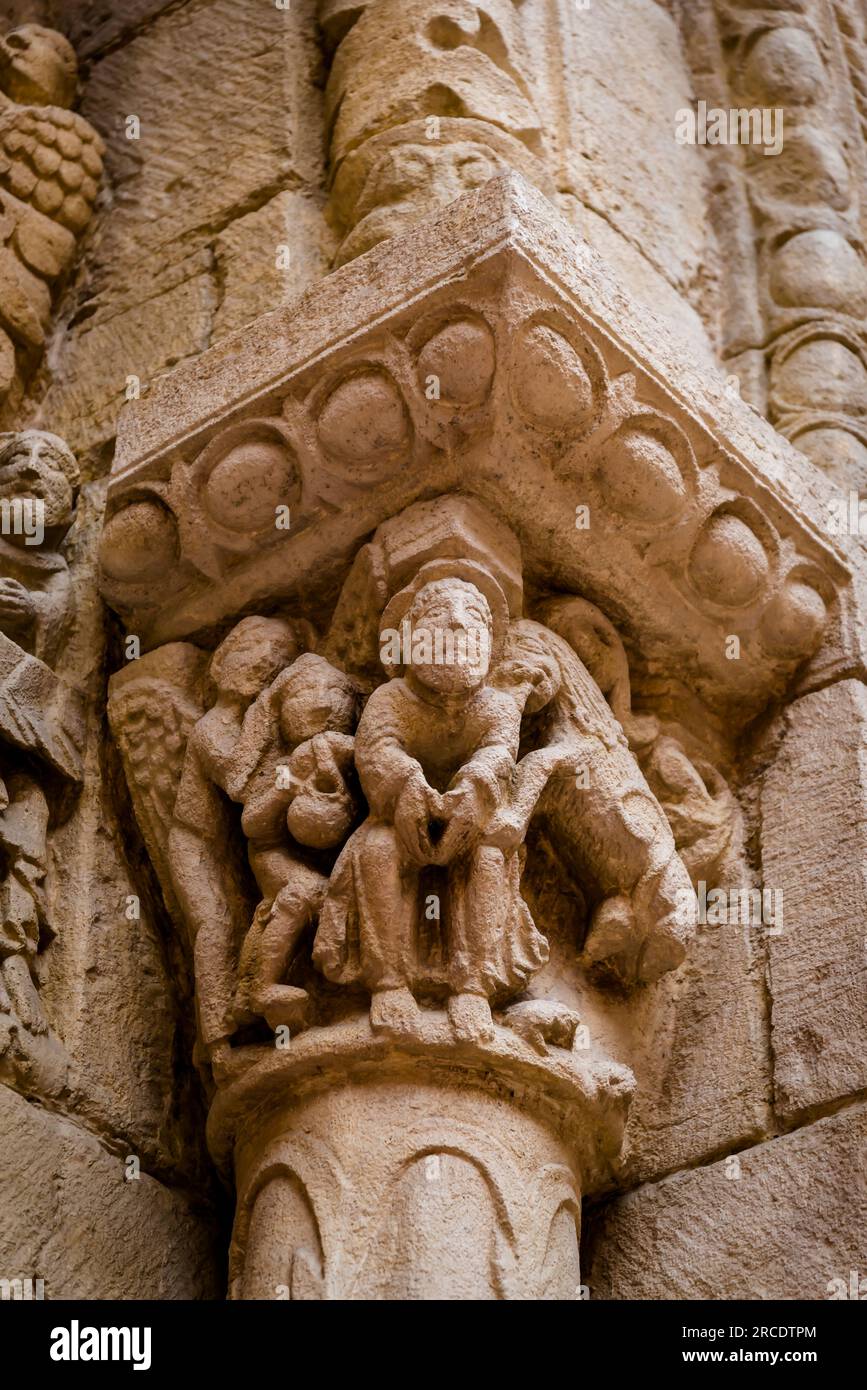 Architecture et sculpture médiévales, la Cité de l'architecture et du patrimoine, musée d'architecture et de monume Banque D'Images