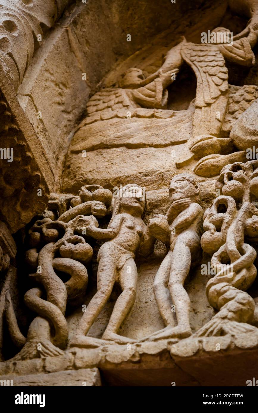 Architecture et sculpture médiévales, la Cité de l'architecture et du patrimoine, musée d'architecture et de monume Banque D'Images