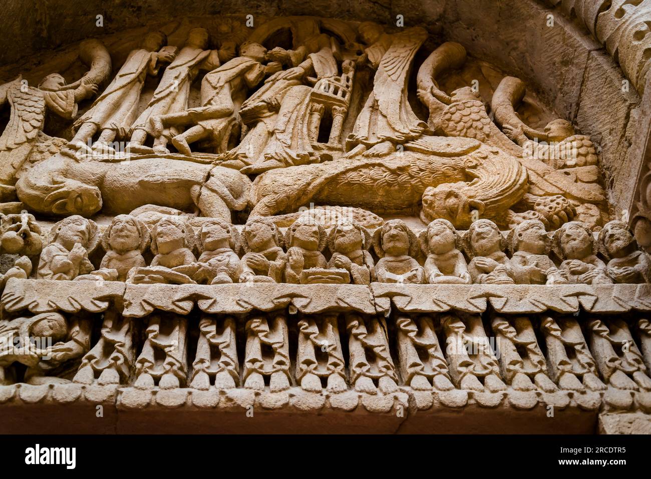 Architecture et sculpture médiévales, la Cité de l'architecture et du patrimoine, musée d'architecture et de monume Banque D'Images