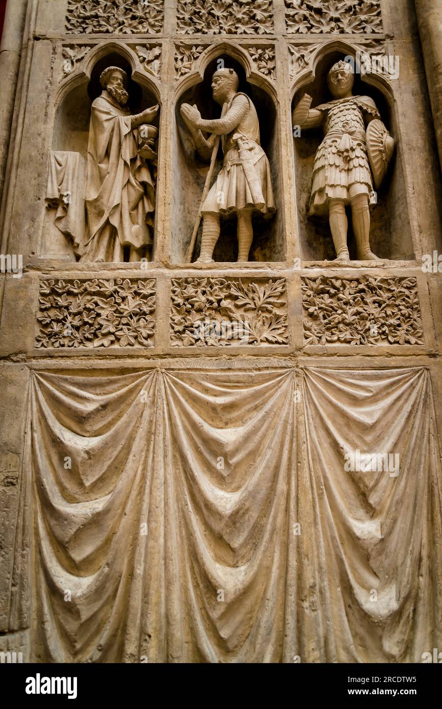 Architecture et sculpture médiévales, la Cité de l'architecture et du patrimoine, musée d'architecture et de monume Banque D'Images