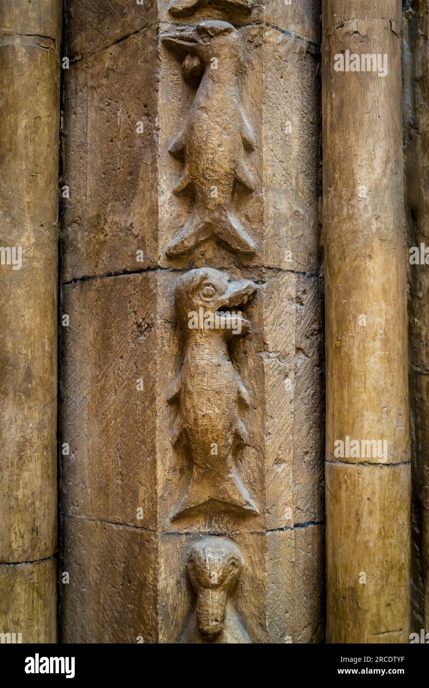 Architecture et sculpture médiévales, la Cité de l'architecture et du patrimoine, musée d'architecture et de monume Banque D'Images