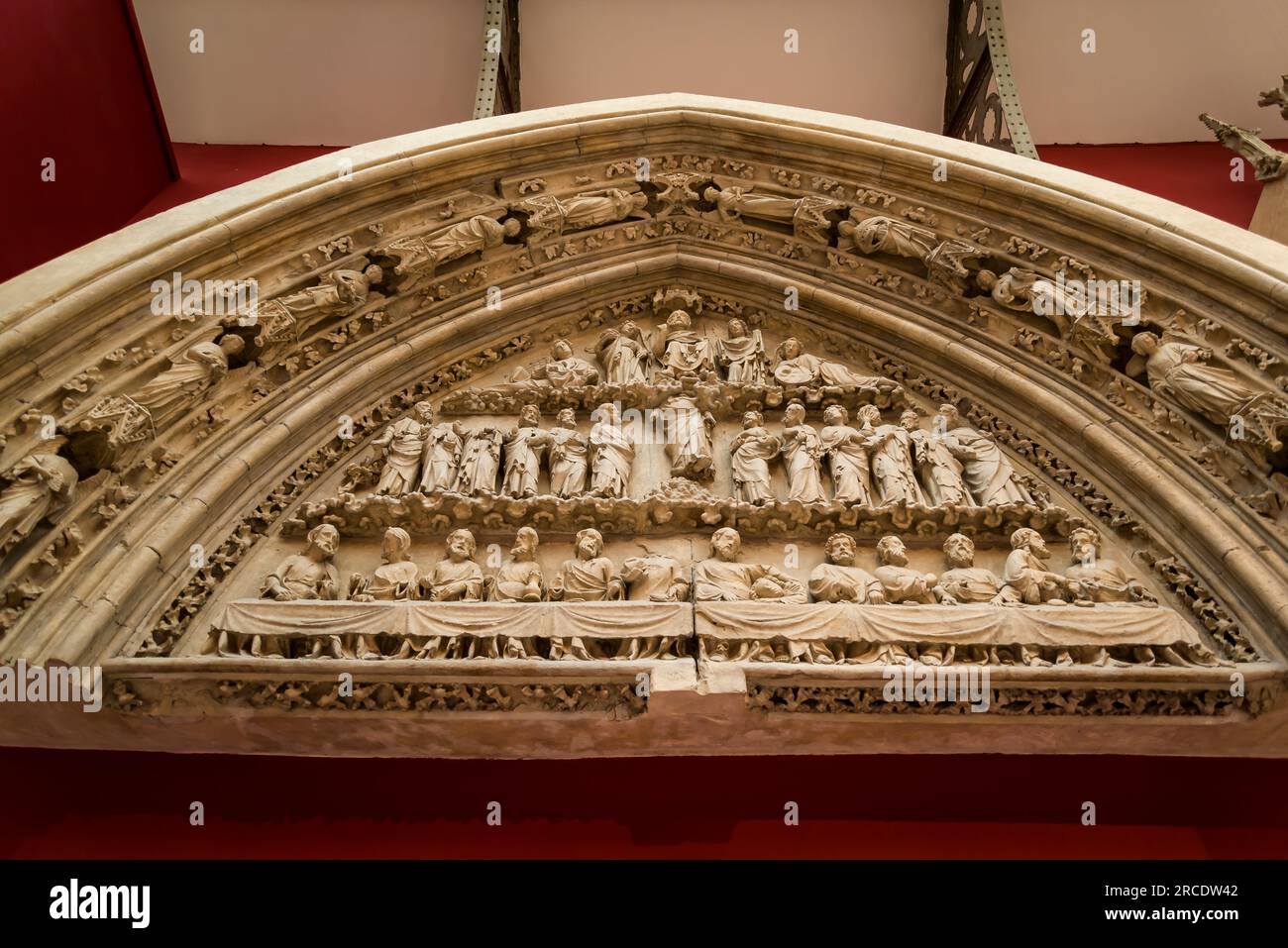 Architecture et sculpture médiévales, la Cité de l'architecture et du patrimoine, musée d'architecture et de monume Banque D'Images