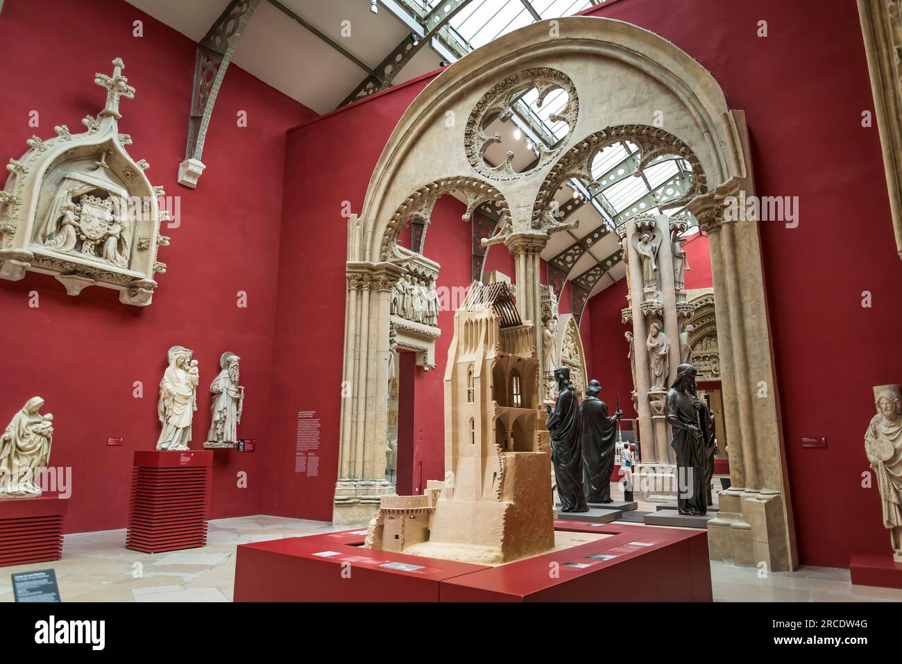 Architecture et sculpture médiévales, la Cité de l'architecture et du patrimoine, musée d'architecture et de monume Banque D'Images