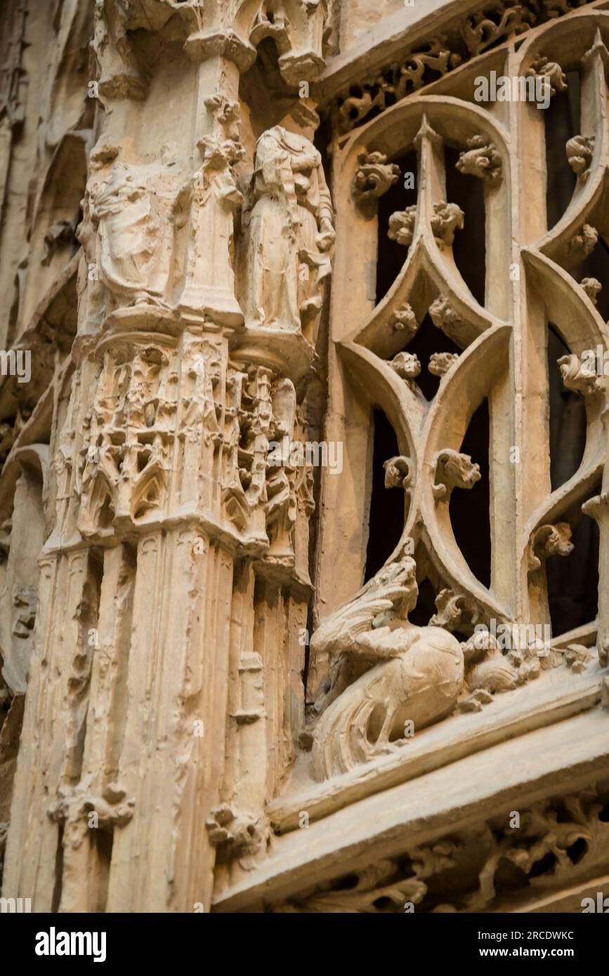 Architecture et sculpture médiévales, la Cité de l'architecture et du patrimoine, musée d'architecture et de monume Banque D'Images