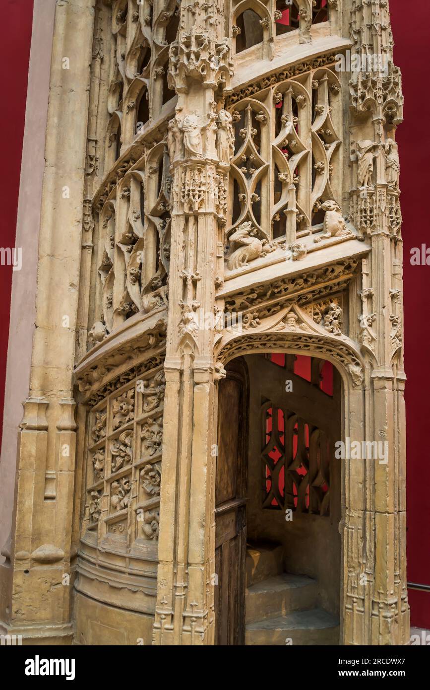 Architecture et sculpture médiévales, la Cité de l'architecture et du patrimoine, musée d'architecture et de monume Banque D'Images