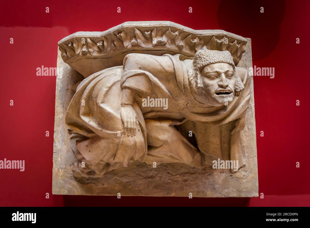 Le Capitel médiéval, la Cité de l'architecture et du patrimoine, un musée d'architecture et de sculpture monumentale loca Banque D'Images