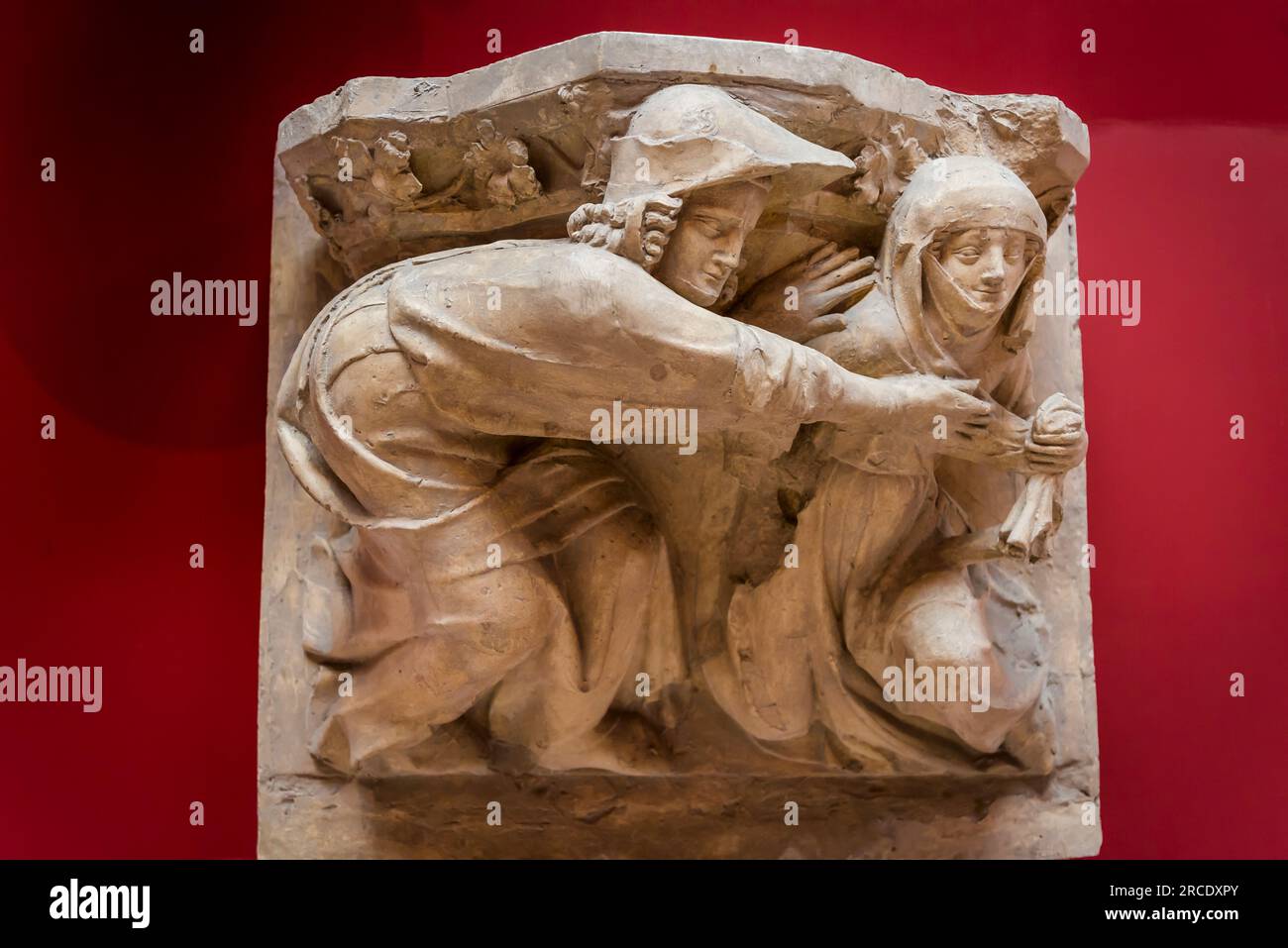 Le Capitel médiéval, la Cité de l'architecture et du patrimoine, un musée d'architecture et de sculpture monumentale loca Banque D'Images