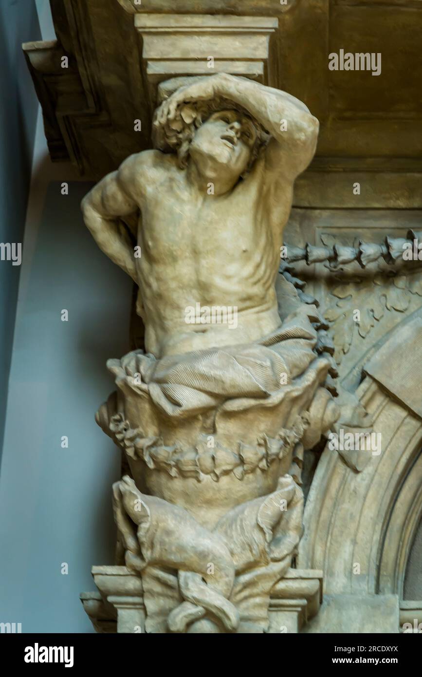 Capitale baroque de l'Hôtel de ville à Toulon, la Cité de l'architecture et du patrimoine, un musée d'architecture Banque D'Images