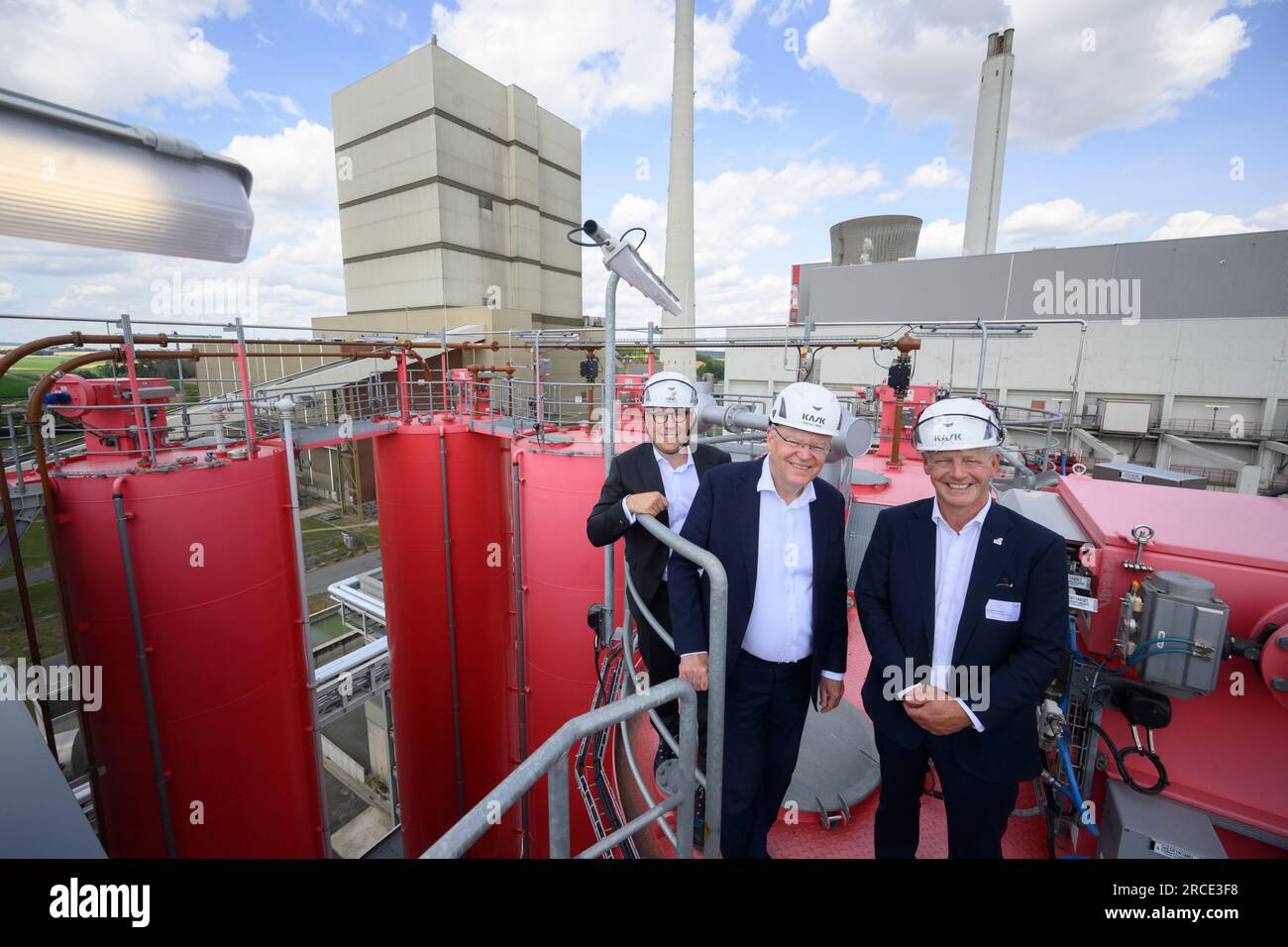 14 juillet 2023, BasseSaxe, Helmstedt Timo Poppe (de gauche à droite