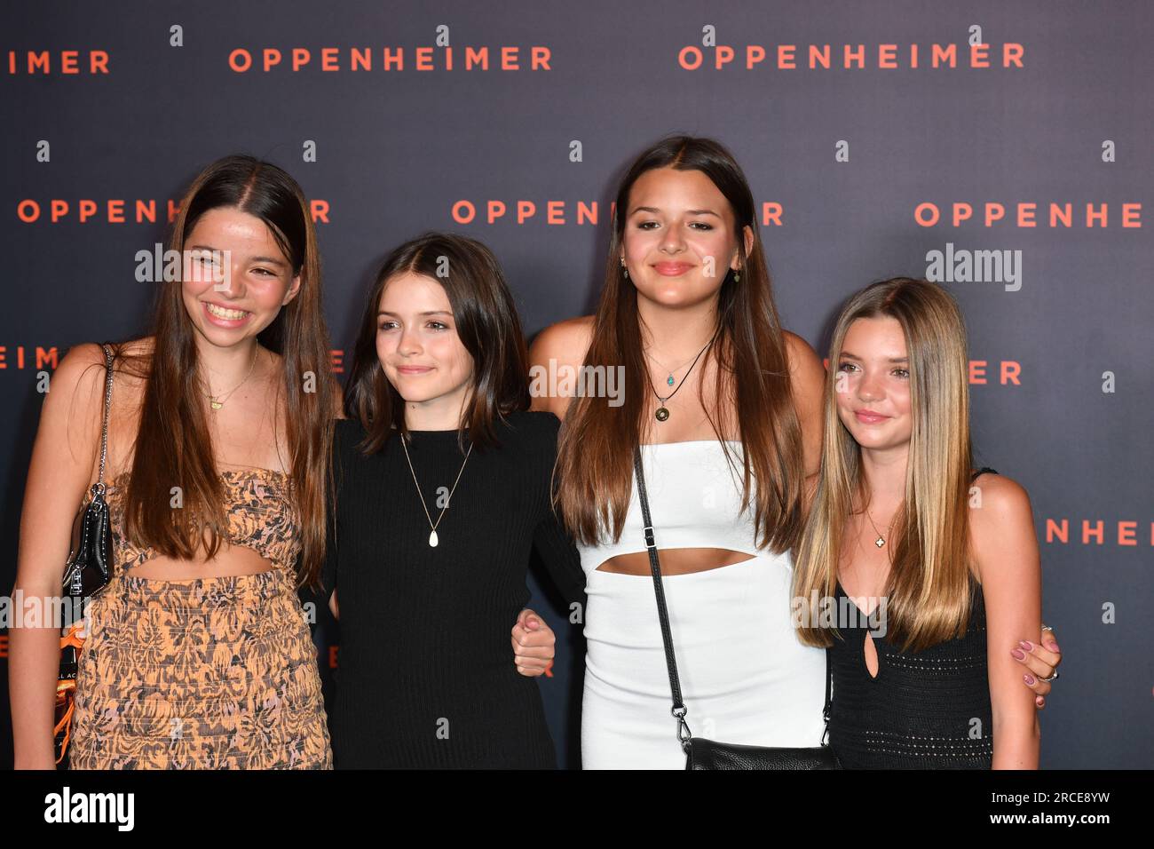 Première d'Oppenheimer au Cinéma le Grand Rex Banque D'Images