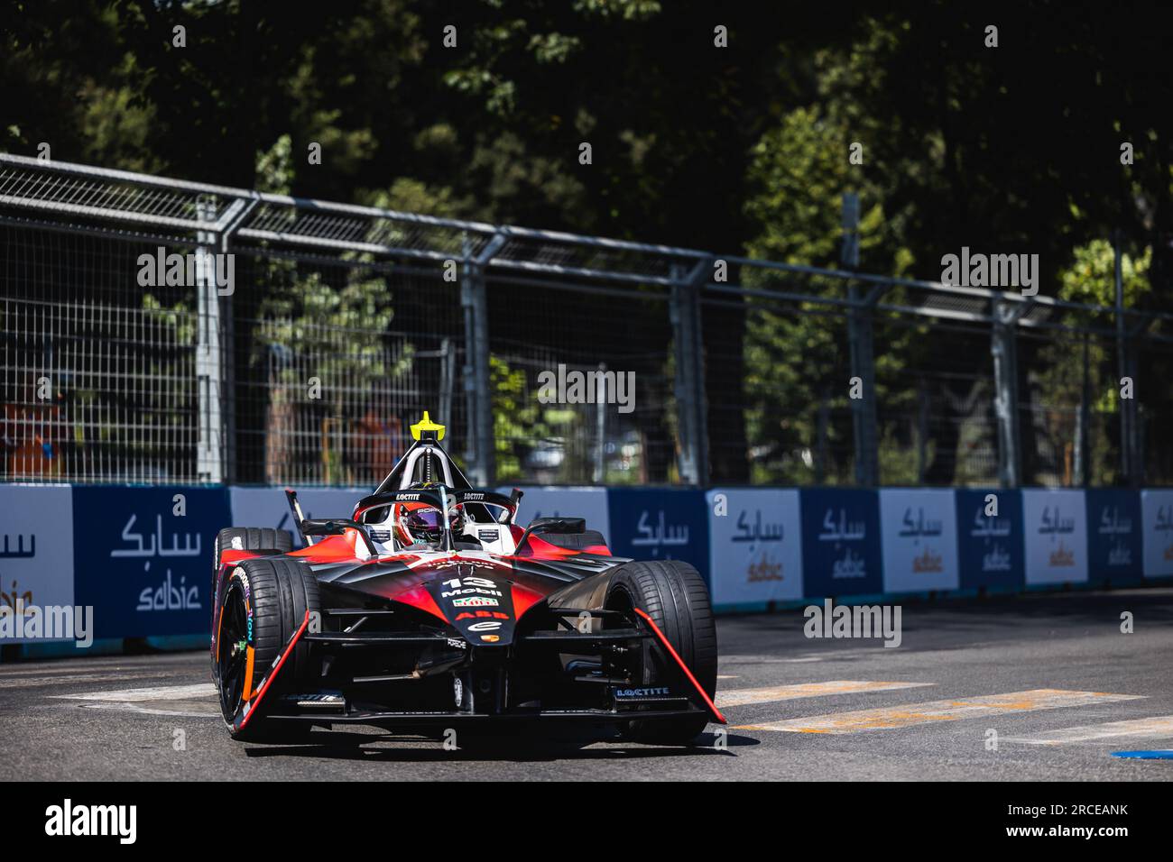 13 YE Yifei (chn), TAG HAUER Porsche Formula E Team, Porsche 99X Electric, action lors de l'ePrix Hankook Rome 2023, 10e réunion du Championnat du monde ABB FIA Formula E 2022-23, sur le circuit Cittadino dell'EUR du 14 au 16 juillet 2023 à Rome, Italie - photo Germain Hazard/DPPI crédit: DPPI Media/Alamy Live News Banque D'Images