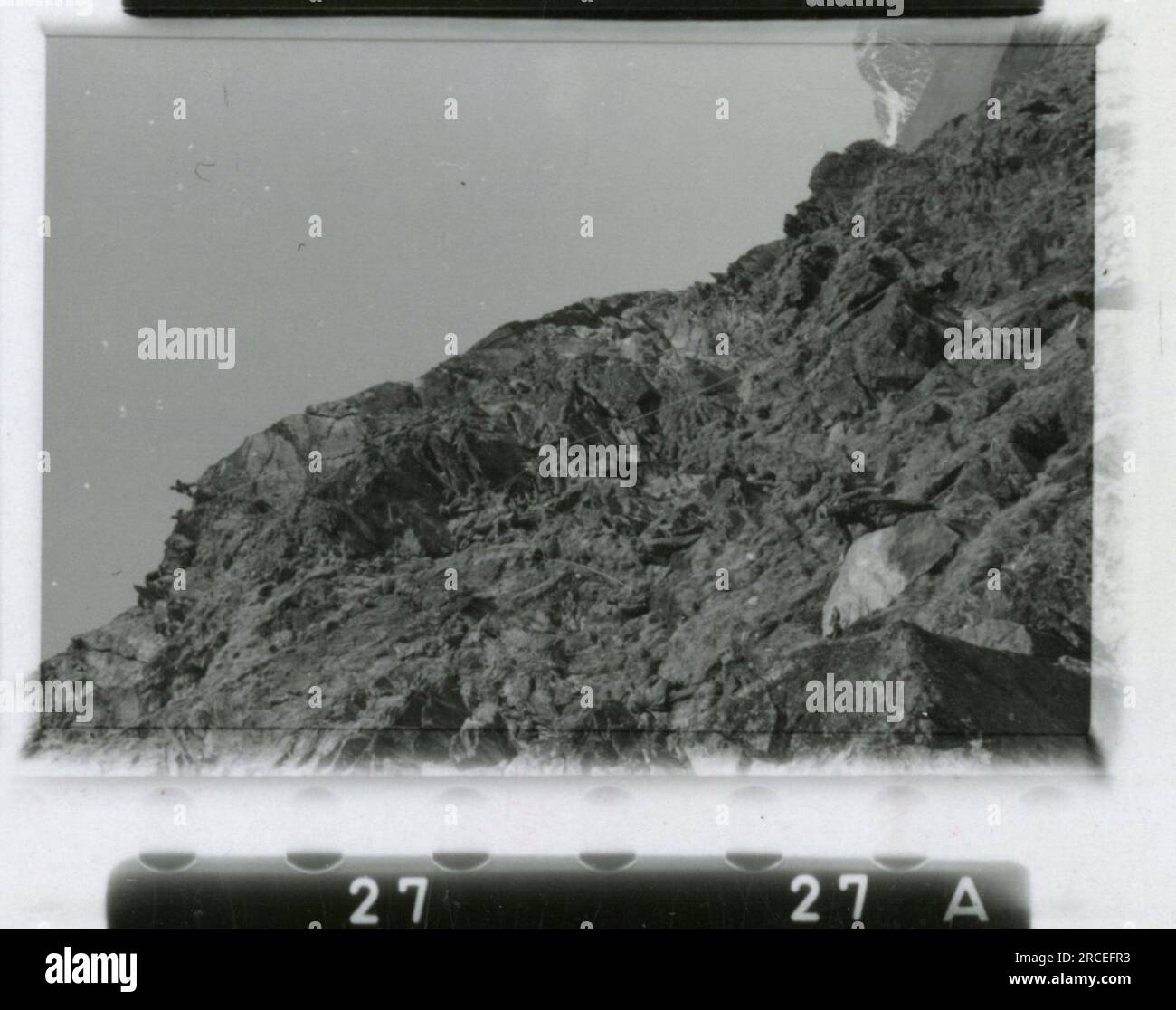 Photographe SS, Fink ,1943 & 1944 procession funéraire, Reinhard Heydrich, artiste sculptant buste de Heydrich, Heinrich Himmler, soldats s'entraînant avec lance-roquettes, troupes de ski s'entraînant dans les montagnes, opération de pont dans les montagnes. Images illustrant les activités de première ligne des unités de la Waffen-SS sur les fronts occidental et oriental, y compris la Pologne, la France, les Balkans, l'Italie, Et la Russie, ainsi que des exercices de formation, des portraits d'individus et de vues de groupe, et des scènes de villes et de villages, et des populations locales. Banque D'Images