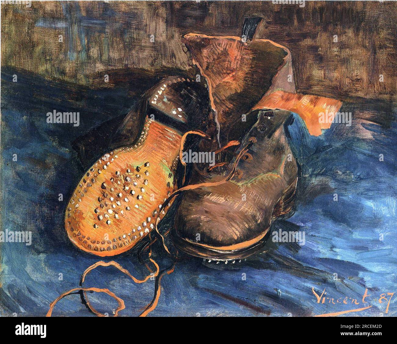 Une paire de chaussures 1887 ; Paris, France de Vincent van Gogh Photo  Stock - Alamy