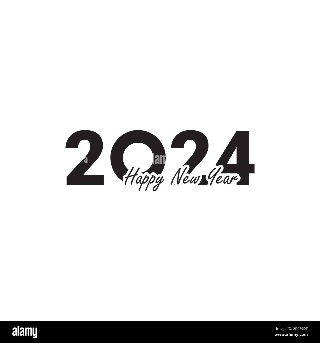 Brochure bonne année 2024, bannière. Modèle de conception de couverture de calendrier avec logo. Couverture de journal d'affaires pour 2024 avec souhaits. Découpe de papier art. Vecteur i Illustration de Vecteur