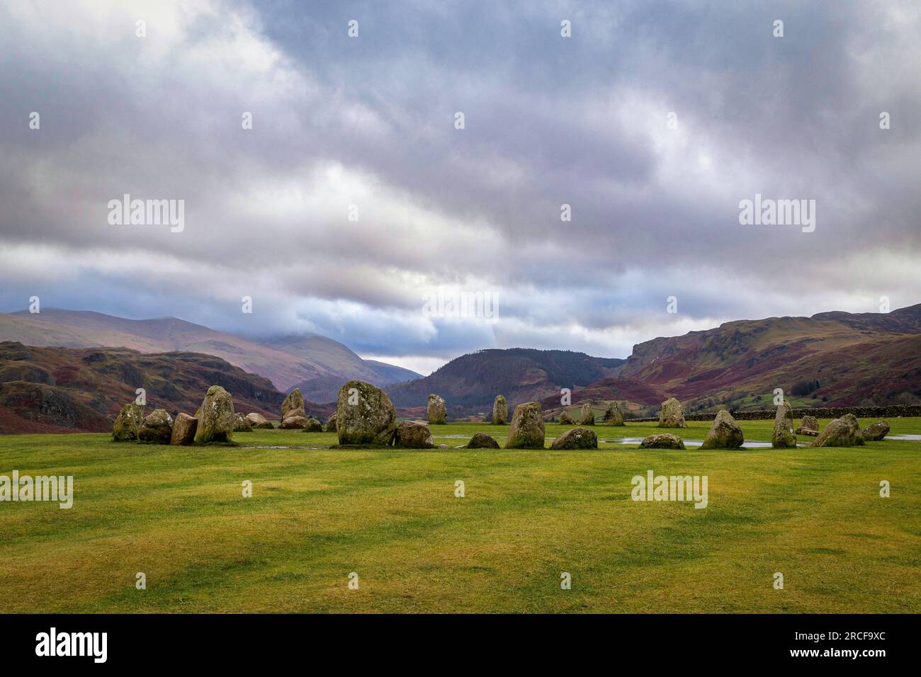 Photo de paysage pittoresque de la nature dans Lake District Banque D'Images