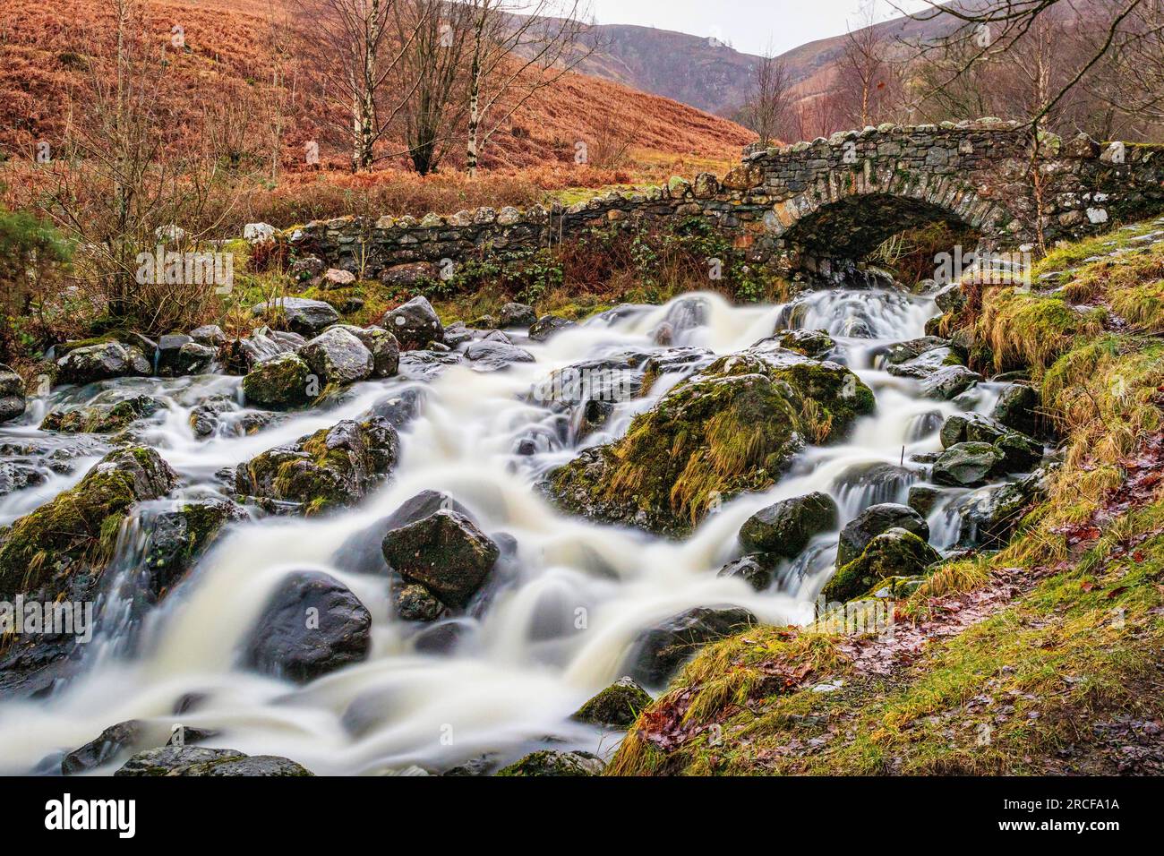 Photo de paysage pittoresque de la nature dans Lake District Banque D'Images