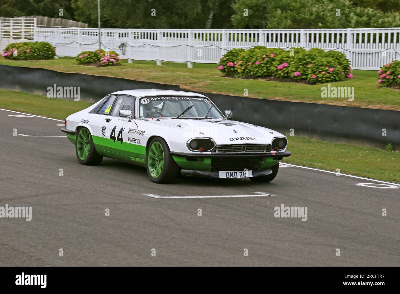 Jaguar XJS TRANS-Am V12 (1978), Mike Hawthorn Track Day, Goodwood, Sussex, Angleterre, Grande-Bretagne, Royaume-Uni, Europe Banque D'Images