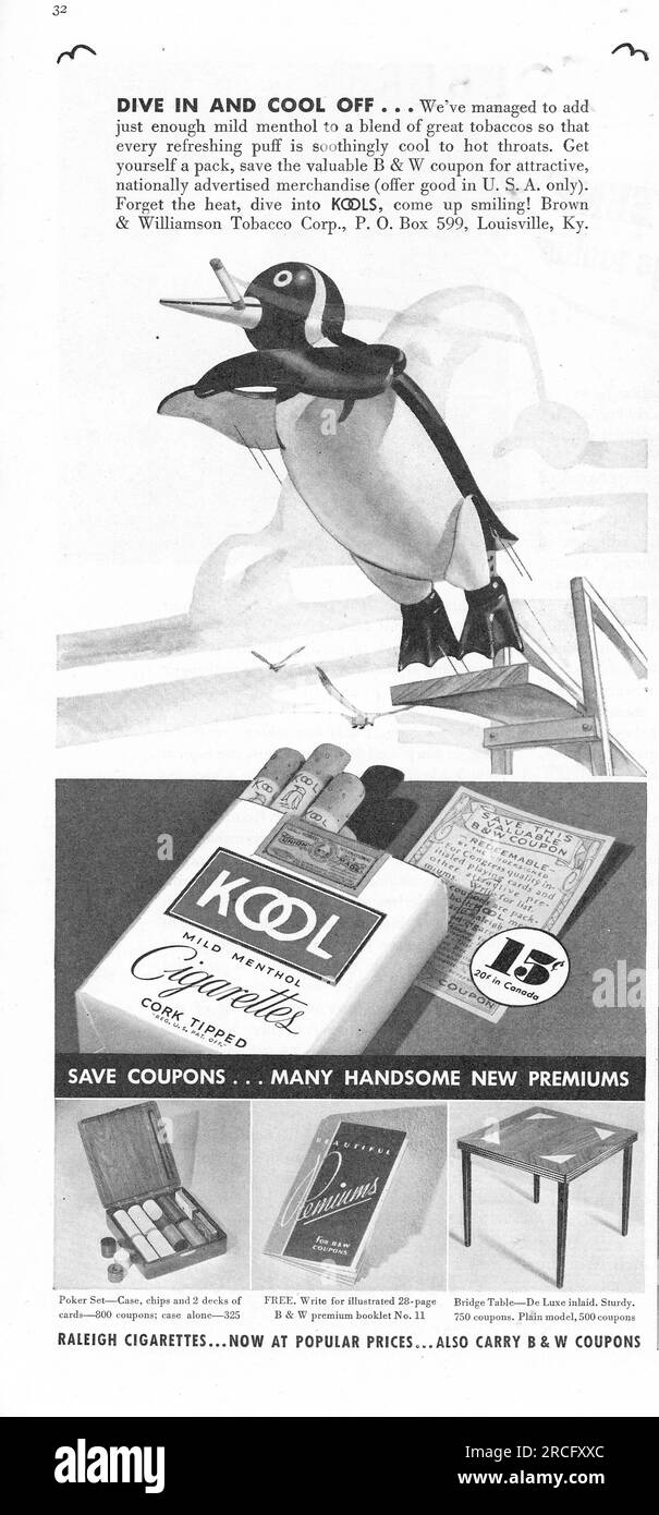 Vintage Time Magazine 6 juillet 1936 publication publicitaire, États-Unis Banque D'Images