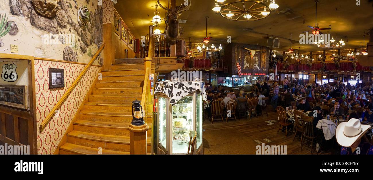 Big Texan Steak Ranch, Amarillo, Texas, États-Unis Banque D'Images