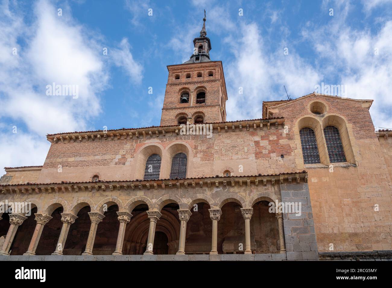 Église de San Martin - Ségovie, Espagne Banque D'Images