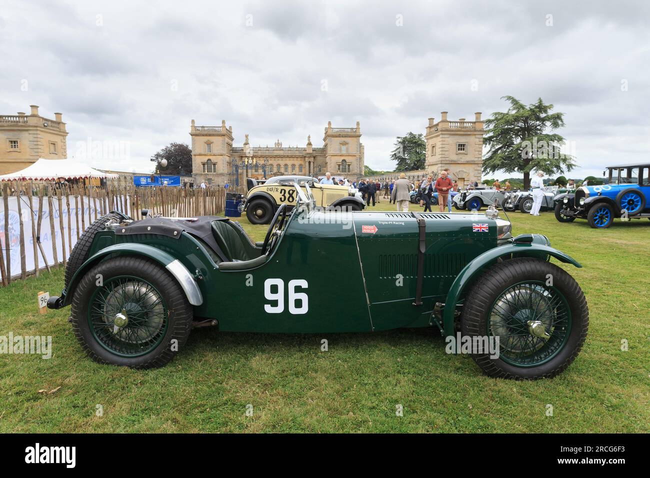 Grimsthorpe Castle Speed Trials, Lincolnshire Banque D'Images