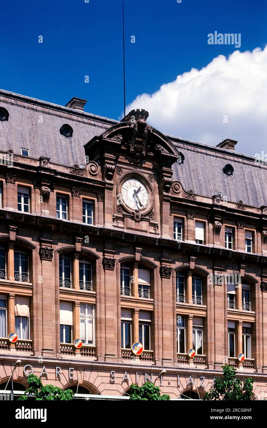 Gare St Lazare, Paris, France Banque D'Images