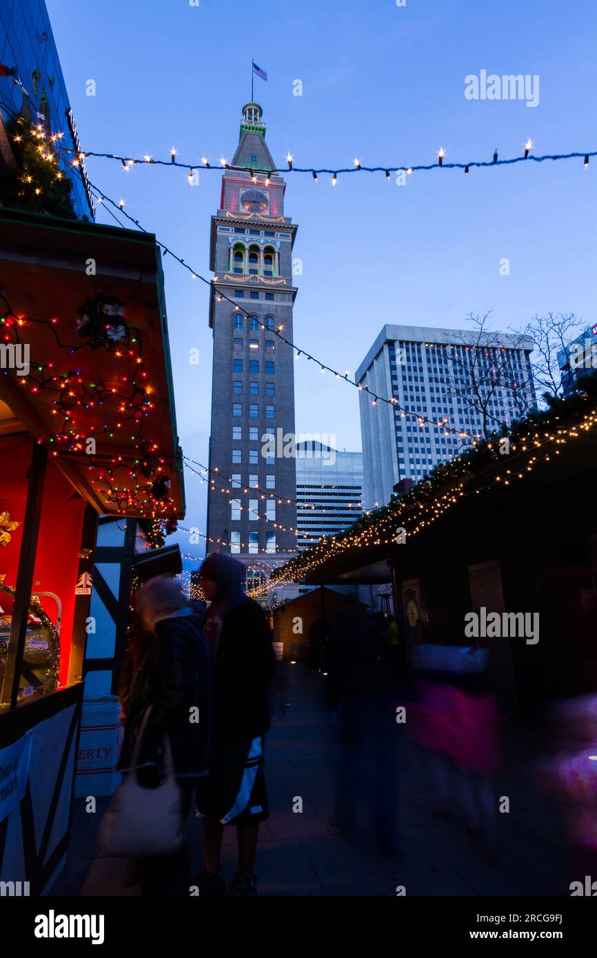 Marché de Noël Banque D'Images