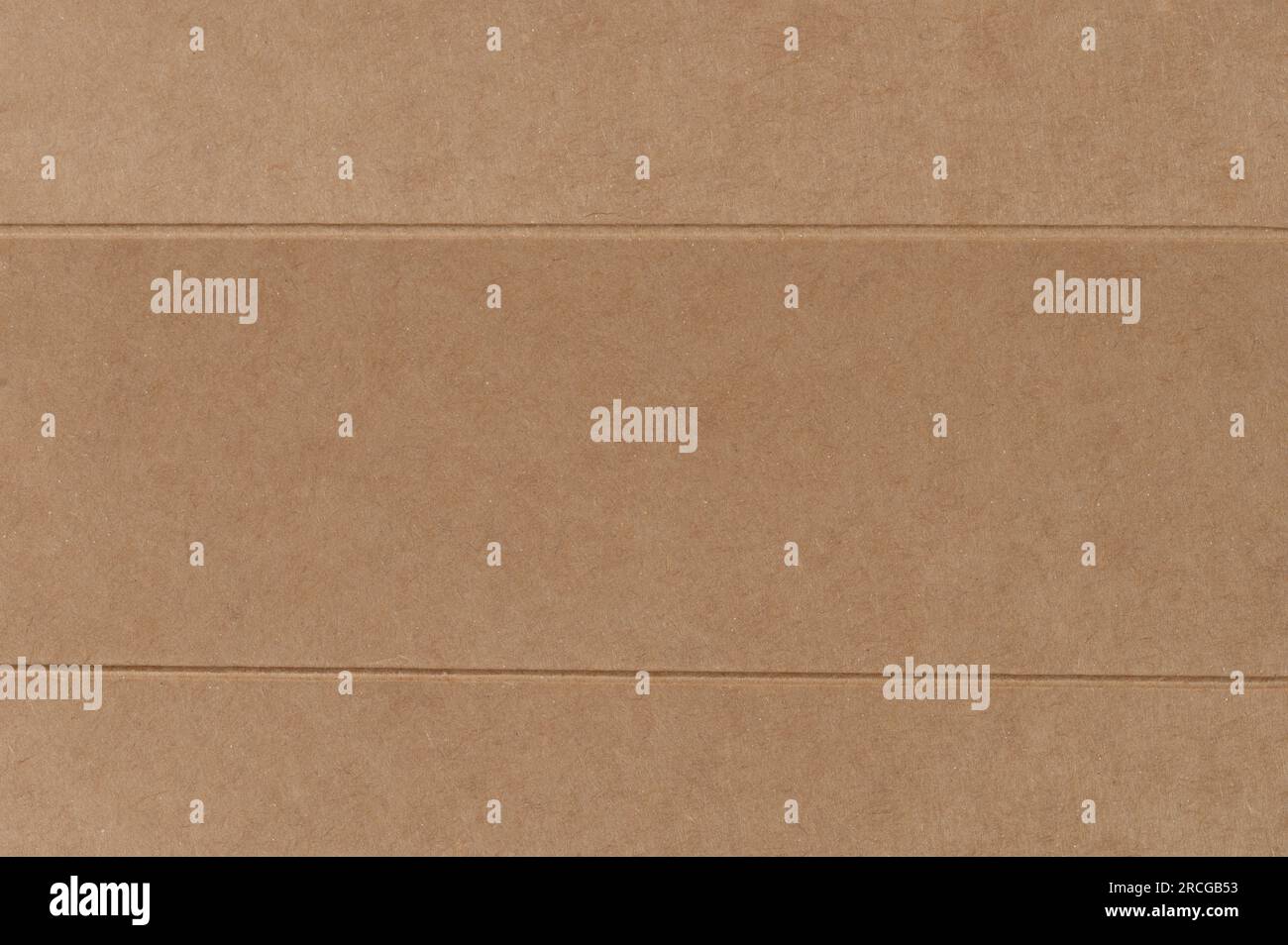 Fond de texture de papier brun avec ligne de pliage de pli Banque D'Images